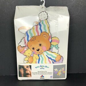 Vintage Teddy Beddy Bear & Friends Nursery Room Decor Set  3 Wall Plaques